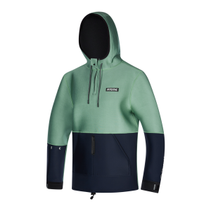 Mystic neoprene hoody Voltage 3mm Night Blue / Sage